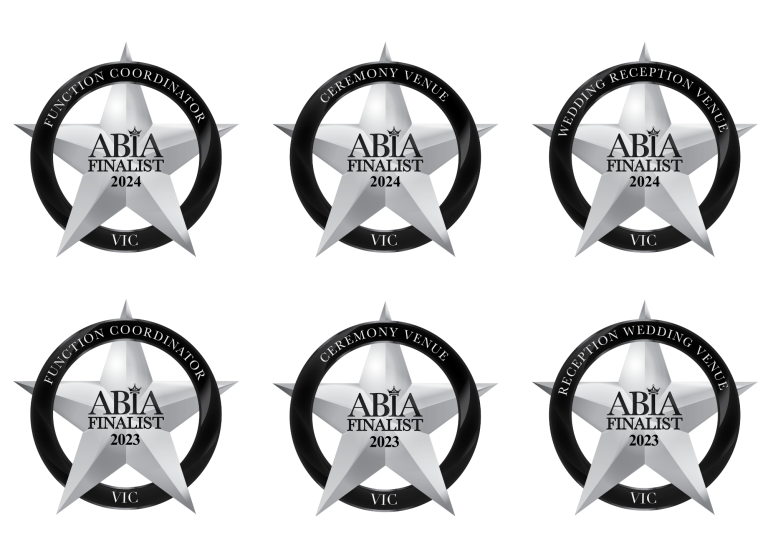 Abia award winning wedding venue finalist logo