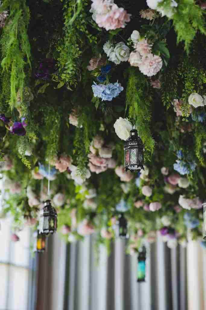 greenery at a unique event space