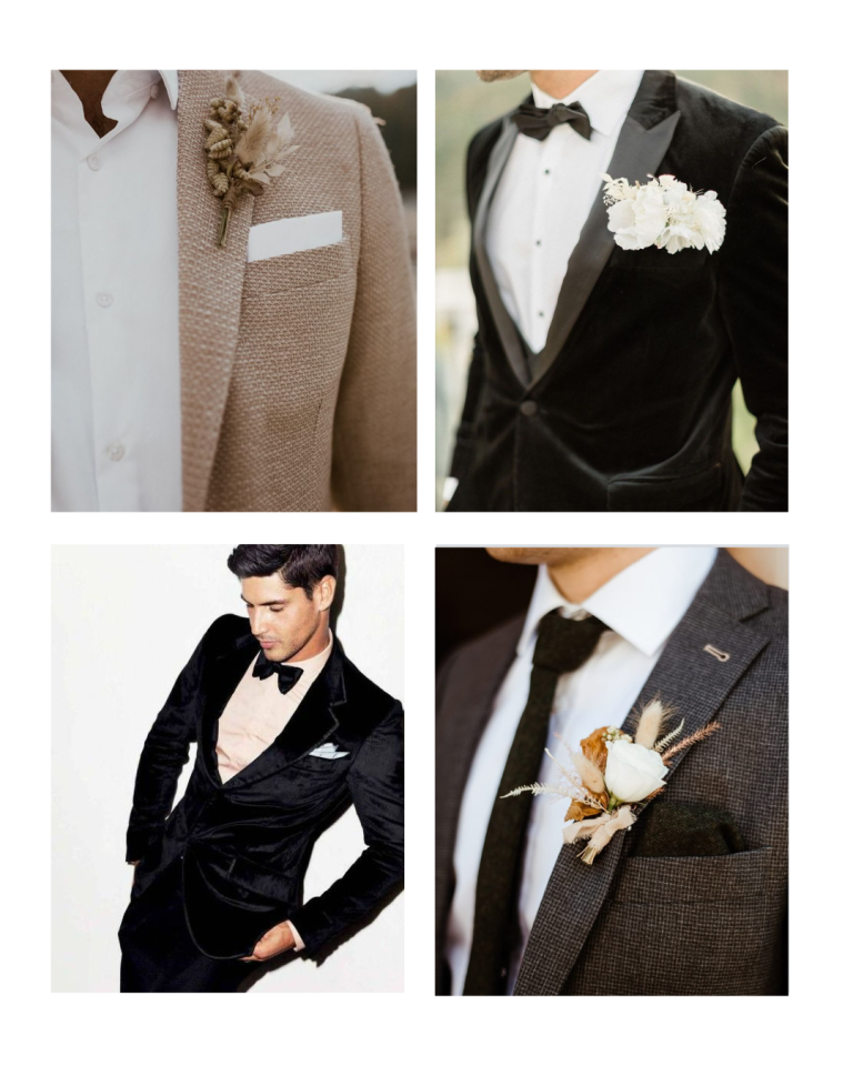 groom textured suit